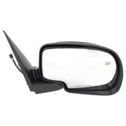 Geelife Power Mirror For Cadillac Chevrolet GMC Right Manual Fold Paintable