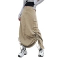 thumbnail image 1 of Fortune Women Long Cago Skirts Summer Adjustable Drawstring Loose Skirts, 1 of 4
