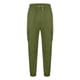 thumbnail image 3 of Pantalones largos para hombre, lisos, informales, con bolsillos, cintura elástica, para exteriores, cargo, de poliéster, 3 of 5