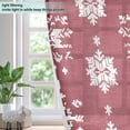 thumbnail image 4 of Window Curtain Panels Cotton Linen Decorative Curtains - Symmetrical Colorfull Texture Printed Window Shade Backdrops for Home Office Sunroom Country House, 4 of 7