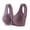 bras for women plus size-Purple, variant on Homenesgenics Bras for Women Plus Size Sports Bra Women's Non Steel Ring Thin Collection Underwear Daily Bra Pink 52/120