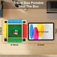 thumbnail image 2 of Juego de mesa ITOMTE Shut The Box de madera, estrategia matemática, 2 of 9