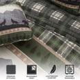 thumbnail image 3 of Linery & Co. Premium Mountain Scape & Plaid Microfiber Quilt Set With Shams Twin 2 Piece, 3 of 5