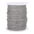 thumbnail image 4 of Cadena curva de 10 metros Bewildely de acero inoxidable plateado, 4 of 6