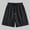 A_ Black, variant on YLSDY Men's Casual Shorts Elastic Waist Drawstring Wide Leg Light Weight Loose Fit Comfy Summer Beach Shorts with Pockets Black XXXL