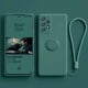 thumbnail image 2 of Liquid Silicone Ring Phone Holder Case For Samsung Galaxy S23 Ultra Plus S22 S21 FE S10 S10E S8 S9 Plus Protective Cover, 2 of 5