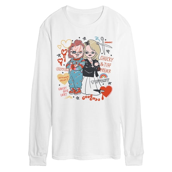 Chucky - Tiffany Sketch - Men's Long Sleeve Graphic T-Shirt