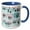 Blue/White, variant on 3drose, 1950s Pastel Café Bakery, 11oz Magic Transforming Mug