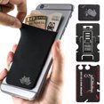 thumbnail image 1 of Gecko Travel Tech Phone Wallet - Stick On Card Holder Wallet for Cell Phones - Adhesive Card Pocket - LOTUS, 1 of 1