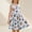 Multicolor1, variant on Eltusu Girls Cotton Dresses, Crew Neck Sleeveless Comfort Knee Length Summer Clothes Multicolor Size 6 T