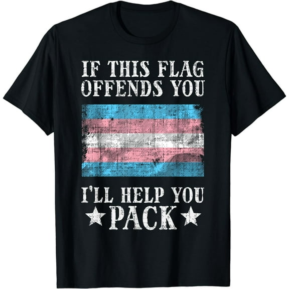 Transgender This Flag Offends You Trans Pride Lgbt Men Women T-Shirt