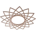 thumbnail image 2 of 36"OD x 13 7/8"ID x 3/8"T Eleanor Wood Fretwork Pierced Ceiling Medallion, Wood (Paint Grade), 2 of 3