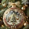 thumbnail image 3 of AuroraX Christmas Decorations Vintage Indoor Ornaments for Christmas Tree , Snowflake Acrylic Hanging Ornaments , Party Christmas Tree Home Decor, 3 of 4