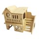 thumbnail image 4 of Casa de madera para hámster, cabaña de madera para animales pequeños, juguetes para hámster enano. Estilo B, 4 of 9