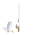 thumbnail image 1 of Inteprter Escobilla de baño de mano para baño, cocina, lavabo, depurador, apartamento, dormitorio, interior, pequeña herramienta de limpieza, Suministros de limpieza para el hogar Blanco Inteprter HA028523-02B, 1 of 6