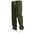 thumbnail image 2 of CPNG Boys Daily Fashion Cargo Pants Elastic High Waist Straight Leg Multi-Pocket Cargo Sweatpants Casual Jogger(Blackish Green,12-13 Years), 2 of 6