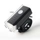 thumbnail image 2 of Luz delantera de bicicleta recargable por USB Wdftyju resistente al agua, 2 of 8