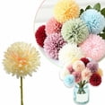 thumbnail image 2 of Artificial Chrysanthemums Flowers, Ongmies Fall Artificial Flowers for Indoor Decor – Realistic Simulation Arrangements for Living Room, Bedroom & Craft Projects, Multicolor Silk Hydrangea, 2 of 8
