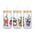thumbnail image 1 of Sticker UV DTF Transfer Sanrio Cute Characters For 16oz Wrap GLASS Cups High Temperature Resistance DIY Waterproof Custom Decals, 1 of 1