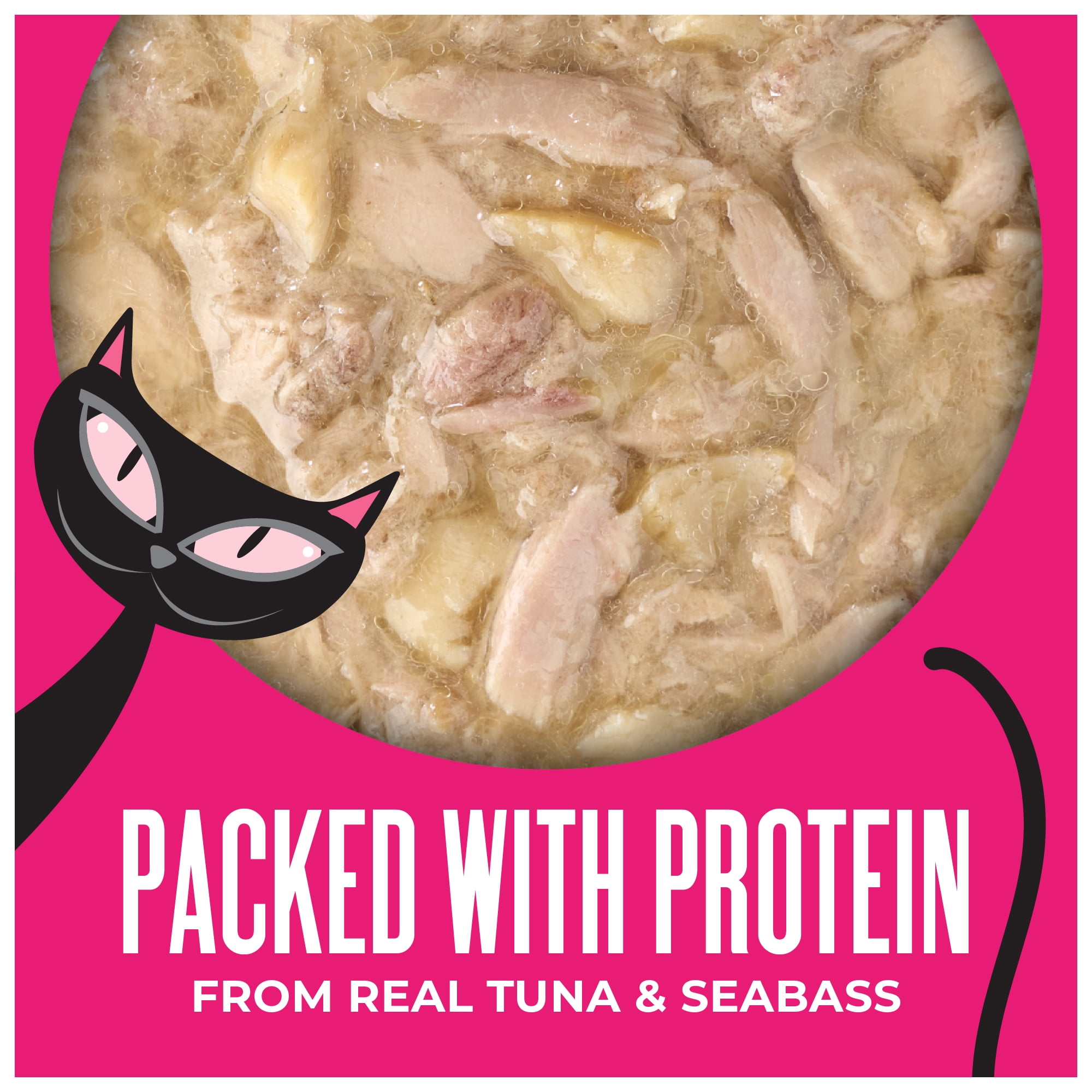 Tiki Cat Born Carnivore Wet Cat Food, Tuna & Seabass Recipe in Tuna Broth, 2.4 oz. Can