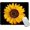 TSP226, variant on Sunflower Mouse Pad, Blossom Black and Yellow Customized Premium-Textured Mouse Mat,Washable Mousepads with Lycra Cloth, Non-Slip Rubber Base Small Mousepad, 9.5×7.9×0.12 inches