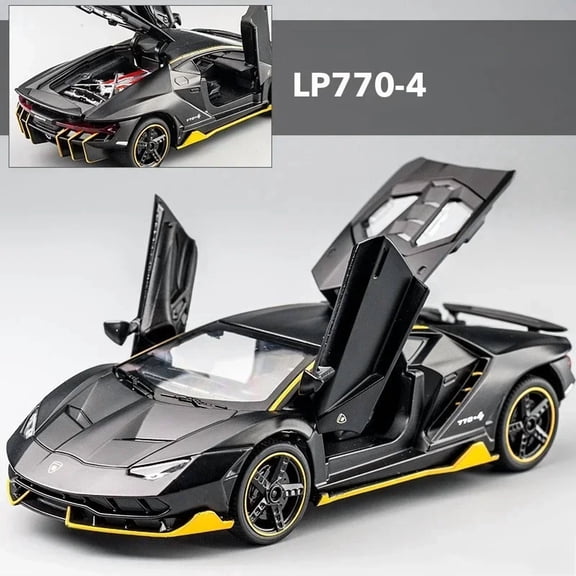 1:32 Lamborghinis LP770 LP750 Car Alloy Sports Car Model Diecast Sound Super Racing Lifting Tail Car Wheel For Children Gift