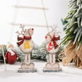 thumbnail image 5 of Mikilon Decor Christmas Decorations Home Ornaments, Christmas wooden painted desktop ornaments Christmas decoration ornaments, A, 5 of 8