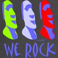 thumbnail image 2 of CafePress - Moai We Rock In Purple Maternity Dark T Shirt - Maternity Dark T-Shirt, 2 of 3
