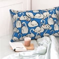 thumbnail image 4 of Easygdp Swan Birds for Soft Pillow Case Pillow Protectors,Perfect for Sleeping (Pillow Core Not Included)-16"x24", 4 of 6