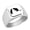 Silver, variant on Rat Mouse Stainless Steel Signet Ring
