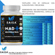thumbnail image 3 of NAD (Nicotinamida Adenina Dinucleótido) + Resveratrol 30 Cáp SAISA HERBAL, 3 of 7