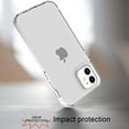 thumbnail image 5 of iPhone 12 Case Clear, iPhone 12 Pro Case, Allytech Ultra Slim Shell Bumper Defender Shockproof Anti-yellow Wireless Charging Support TPU Case Cover for Apple iPhone 12 / 12 Pro 6.1", Clear, 5 of 6
