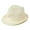 White, variant on YHAJDS Men Straw Hat Solid Mesh Breathable Fedora Sun Protection Cap Summer Daily