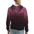 thumbnail image 7 of Haiem Pink Glitter Sparkles A for Men's Fashion Hoodies & Sweatshirts with Kangaroo Pocket,Hooded Sweatshirt with Eye-catching Drawstrings-Medium, 7 of 7