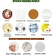 thumbnail image 5 of Bolsa organizadora para colgar en la pared, paquete de 2, almacenamiento para colgar en el armario para el bolsillo (blanco), 5 of 5