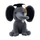 thumbnail image 1 of 1 muñeco de peluche de graduación, elefante creativo, regalo de graduación., 1 of 7