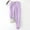 Purple, variant on Women's Plus Size Sherpa Fleece Lined Sweatpants Athletic Joggers Thermal Winter Warm Pants Drawstring Navy XL