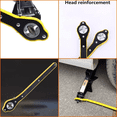 thumbnail image 5 of Llave De Trinquete De Gato Carro Herramienta De Reparación amarillo/negro, 5 of 5