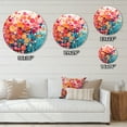 thumbnail image 4 of Designart "Oasis of Coral II" Abstract Landscape Oversized Wall Clock, 4 of 6