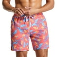 thumbnail image 6 of AXXD Mens Shorts With Pockets Summer Outdoors Casual Drawstring Printing Sport Shorts Father's Day Gift, 6 of 7