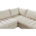 thumbnail image 5 of Meridian Furniture Jacob Sectionnel Modulaire en Velours Crème, 5 of 5