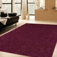 thumbnail image 3 of Ambiant Saturn Collection Pet Friendly Area Rugs Cranberry - 12' Hexagon, 3 of 4