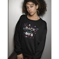 thumbnail image 2 of Back To The 80s. Sweatshirt Women -Image by Shutterstock, Female x-Large, 2 of 4