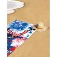 thumbnail image 3 of Spirit of America Cotton Blend 1776 Party Patriotic Print Quick Dry Beach Towel, 34" x 64", 3 of 6