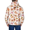 thumbnail image 5 of Zip Up Hoodies for Men - Conch Shells Print No.9070 Long Sleeve Comfrt Men'S Fashion Hoodies & Sweatshirts, Jackets for Men Hoodies Pullover Clothing Clothes with Pouch, 5 of 5