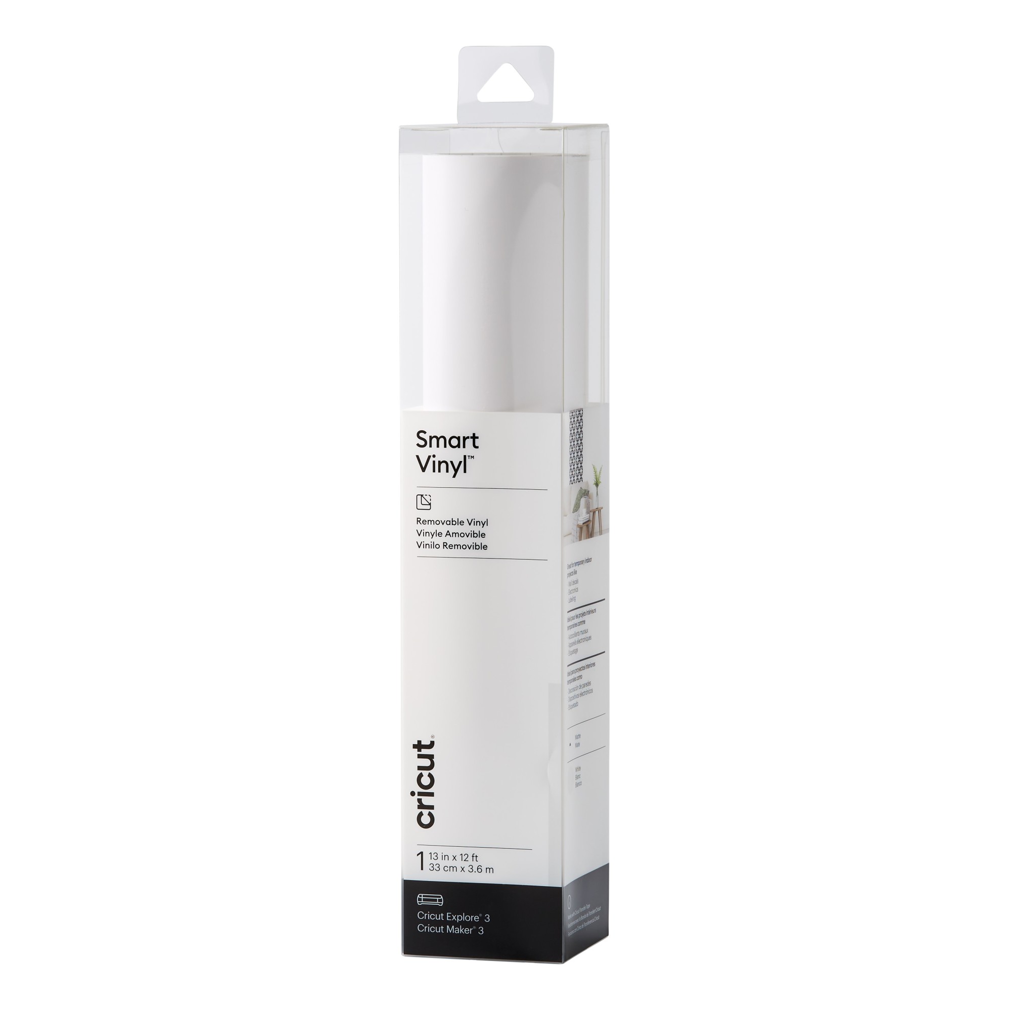Cricut® Smart Vinyl™ – Removable(12 ft) - White, 13" x 144" - Walmart.com