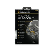 MicroTouch Mens Titanium Head Shaver, 5 Flexible Heads, Ultra Comfort, Black