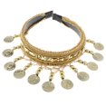 thumbnail image 2 of Lady Belly Dance Hair Jewelry Coin Tassel Cosplay Halloween Dance Performance Oro Colcomx Diadema para danza del vientre, 2 of 6