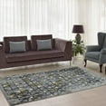 thumbnail image 1 of Ladole Rugs Diamond Elegant Area Rug Carpet in Silver Grey Yellow, (6'5" x 9'5" , 200cm x 290cm), 1 of 4