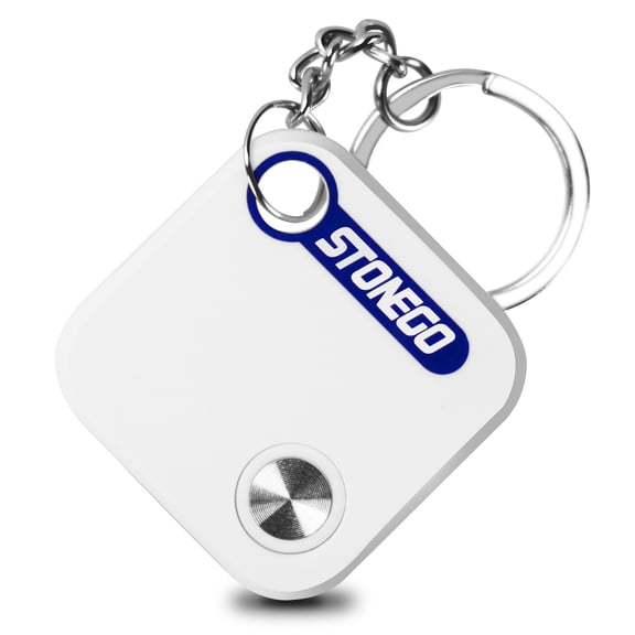 Smart Bluetooth GPS Tracker - Compatible with Apple Find My App - MFI Certified iTag Anti-Loss Device - Car Key, Pet, Child Locator - Real-Time Tracking and Lost Item Alert